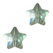 Fashion facett 14mm Stern Perle Crystal Irish green